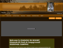 Tablet Screenshot of campingmanitoba.com
